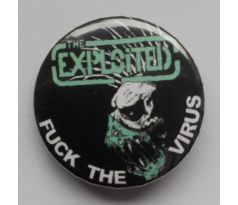 odznak EXPLOITED - fuck the virus! - 25mm