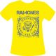 RAMONES - žlté dámske tričko