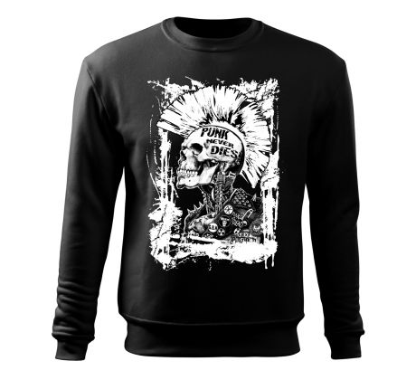 Mikina PUNK NEVER DIES!