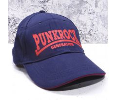Kšiltovka - PUNKROCK -modrá