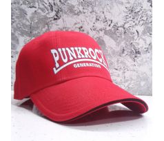 Kšiltovka - PUNKROCK - čevená