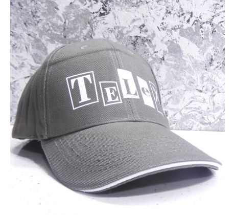 Kšiltovka - TELEX sivá