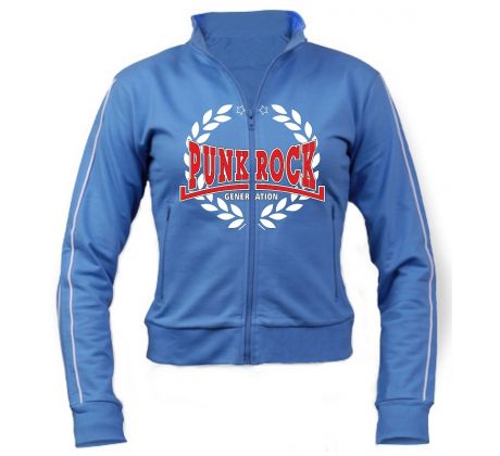 Dámska Mikina PUNK ROCK modrá JACKET