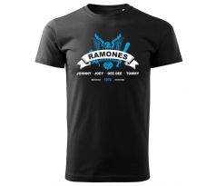 tričko RAMONES logo - čierne