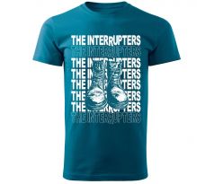 tričko THE INTERRUPTERS - petrolejové