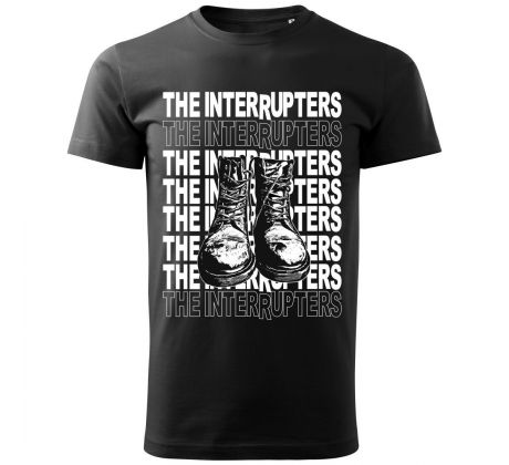 tričko THE INTERRUPTERS - čierne