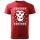 tričko MISFITS Christmas - červené