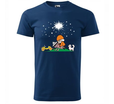 tričko - Večerníček modré