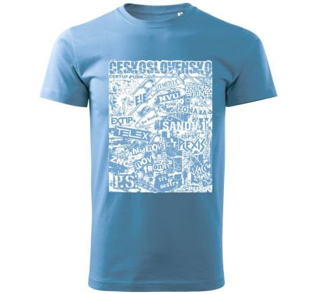 tričko ČESKOSLOVENSKO- modré