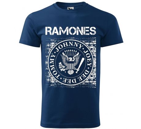 tričko RAMONES-modré